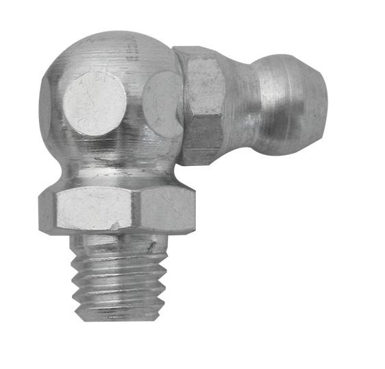 SMØRENIPPEL 90 GRADER TOMMER RUSTFRI A2